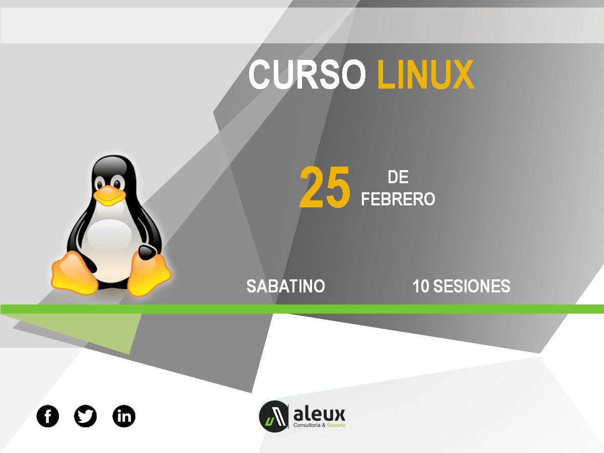 aleux_mexico's tweet image. ¿Quieres aprender más sobre #Linux y no sabes cómo? 
Tenemos la solución #CursoLinux 25 de Febrero en Guadalajara.
info@aleux.com