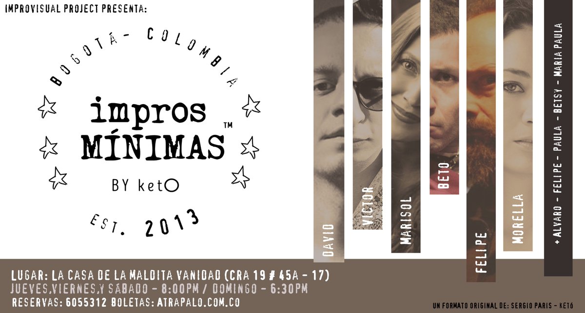 Improvisual's tweet photo. Temporada de ESTRENO en @teatrolamaldita desde este Jueves 12 de Enero. "Improvisaciones Mínimas" de Jueves a Sábado 8pm y Domingos 6:30pm. https://t.co/TkKFjv4Y08