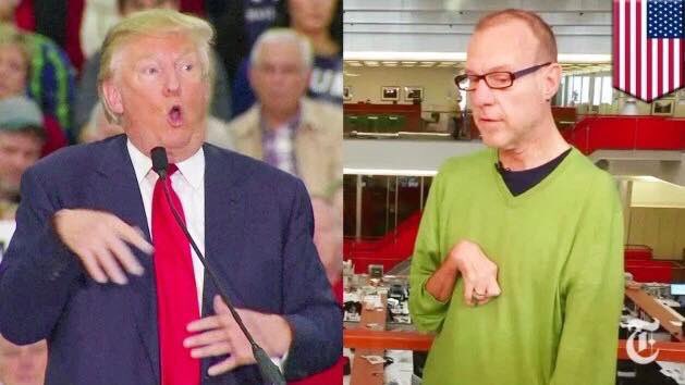 woodway2015's tweet photo. This is NO JOKE. #PEOTUS did it. Trump was a businessman turned reality TV star, made up birther movement, and deserves criticism. #goMeryl https://t.co/KmKPGikRe1