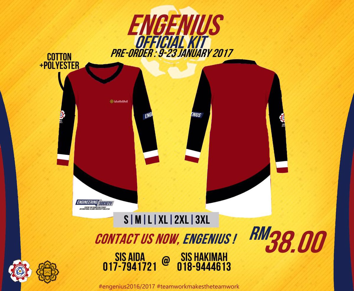 Ini design terbaru untuk baju engenius sisters. Sorry terpaksa tukar design atas sebab-sebab yang tertentu. 

#EngeniusOfficialKit