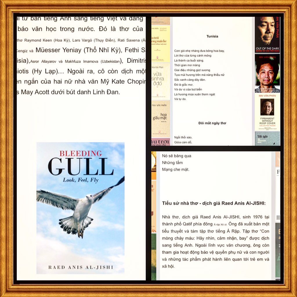 raedaljishi's tweet photo. ٥ نصوص من مجموعتي #bleeding_gull
وترجمتها الفيتنامية هنا
محبة
https://t.co/BRgaWAQCyo https://t.co/xsTIJa1WKp