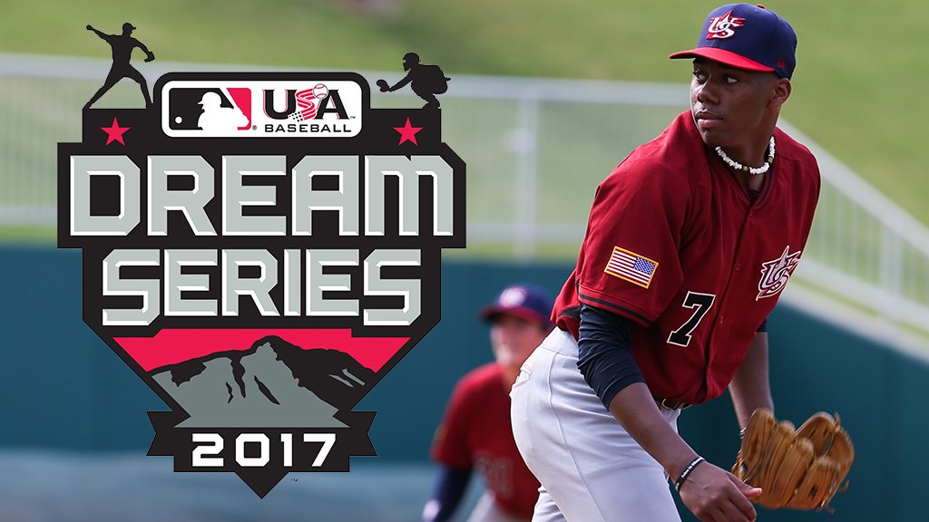 MLBPipeline's tweet image. Inaugural #DreamSeries to provide exposure/development opportunity for diverse HS players, including Hunter Greene: atmlb.com/2icBlp9