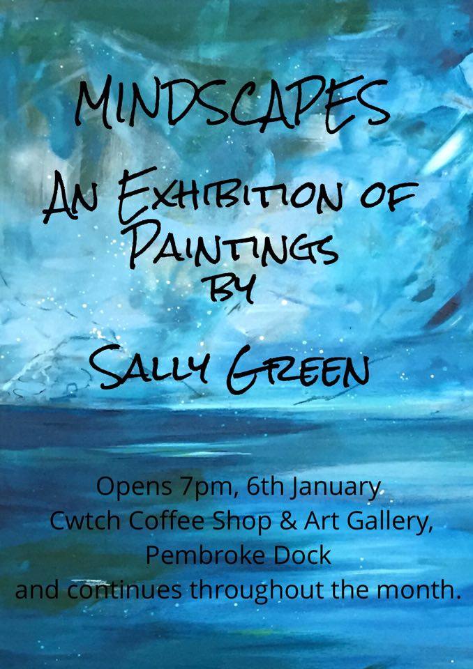 The paintings of Sally Green are on show here at <a href="/cwtch_coffee/">Cwtch coffee</a>  until the end of the month, coffee, music, art, books, all under one roof!