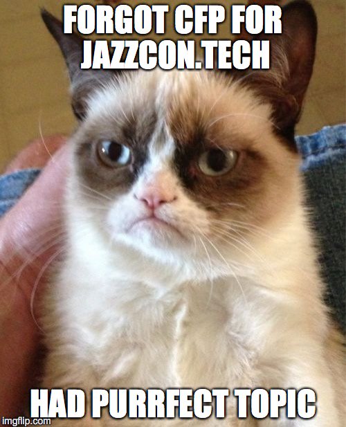 Jazz_Con's tweet image. CFP extended till Fri 13th. First round of sessions
announced today, still time to submit! #Angular2 #ReactJS #FunctionalJS #NodeJS #YOLO