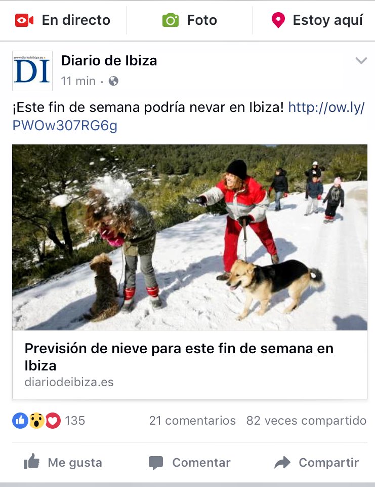 MamboBrothers's tweet photo. This is crazy!!! So we are expecting snow for the weekend in #ibiza #crazy weather! ❄❄❄❄❄🖖 https://t.co/6w2Eh5WKqH