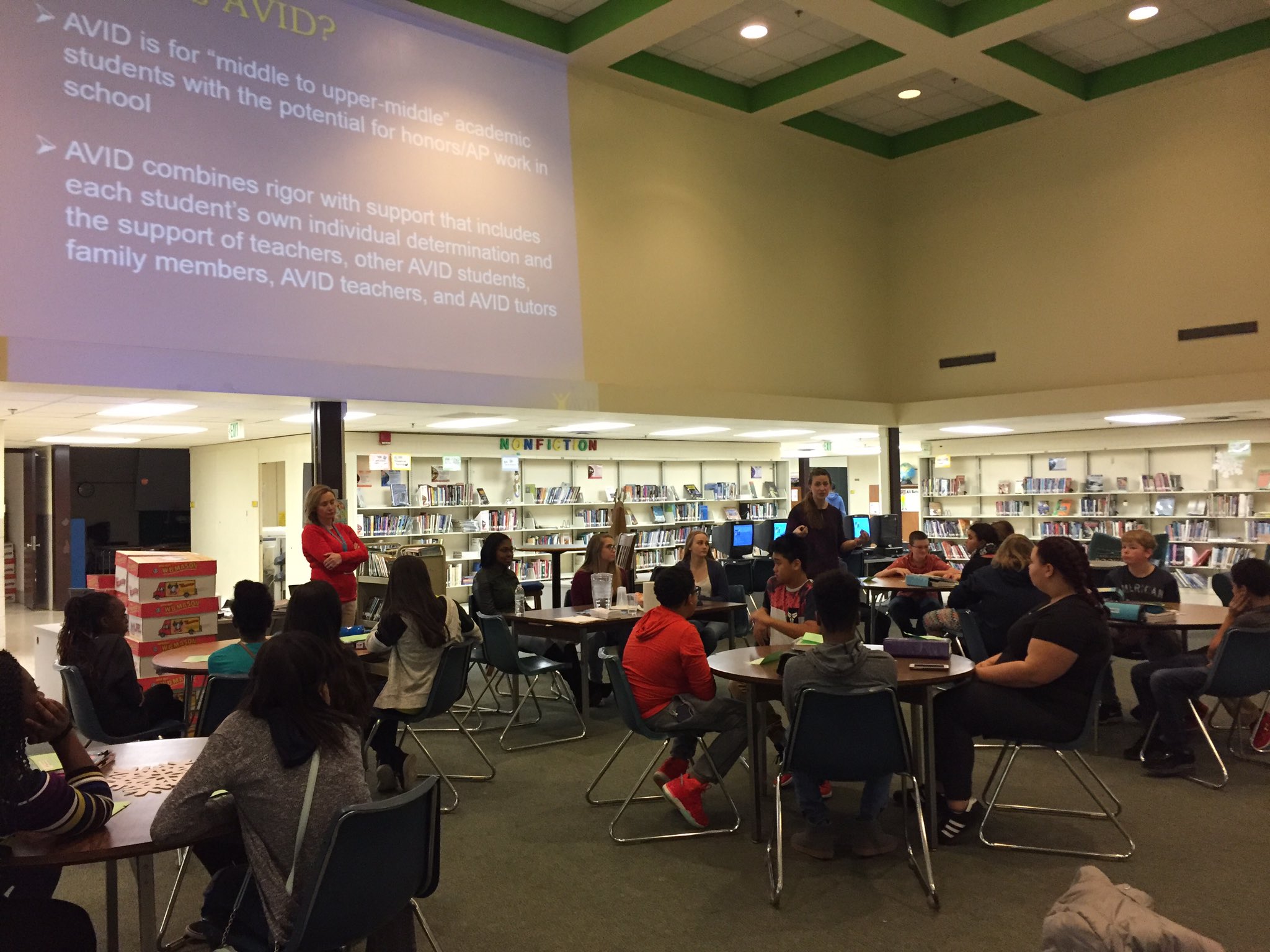 Pine Grove Middle on Twitter: "Learning about AVID opportunities for