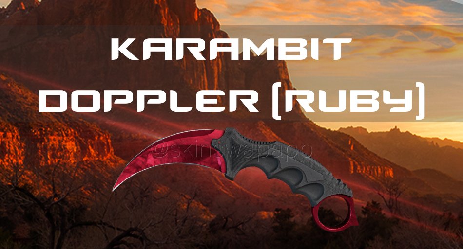 skinswapapp's tweet photo. #Red is my favorite color. And yours? Want to win some skins? #FOLLOW us and #RETWEET this! #CSGO #csgo #csgoskins #CSGOSkins #ruby https://t.co/3kFfQIo2FP