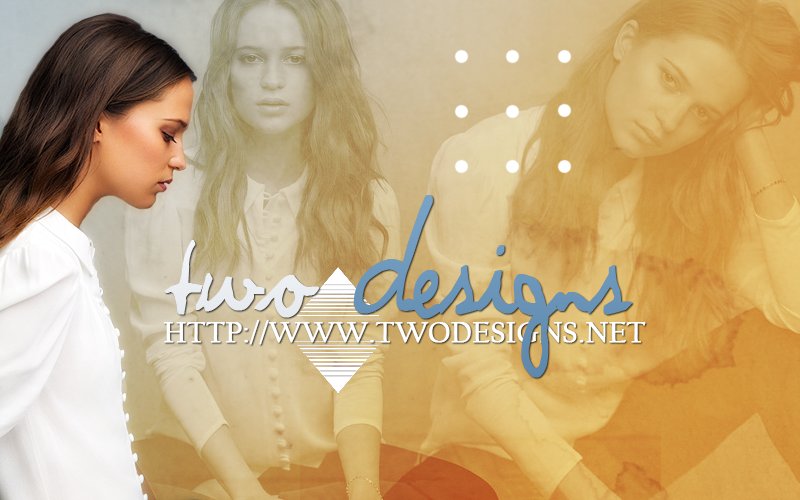 TwoDesignsNet's tweet image. Tenemos nuevo diseño en twitter, que lo disfrutéis! (feat. Alicia Vikander)