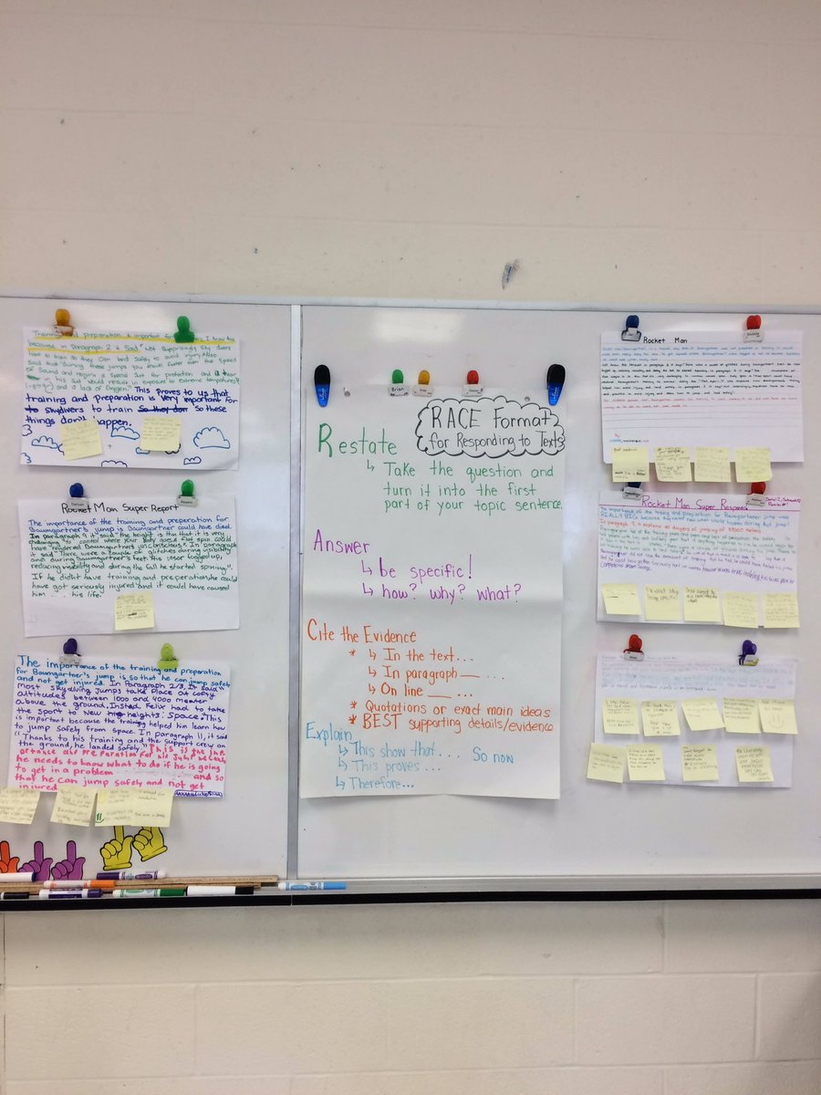 Mrs_Tout's tweet photo. Collaboration, feedback, feedforward, and goal setting. Jam packed literacy block! Great learning! @AlexMuirPS https://t.co/riU8ohx8OV