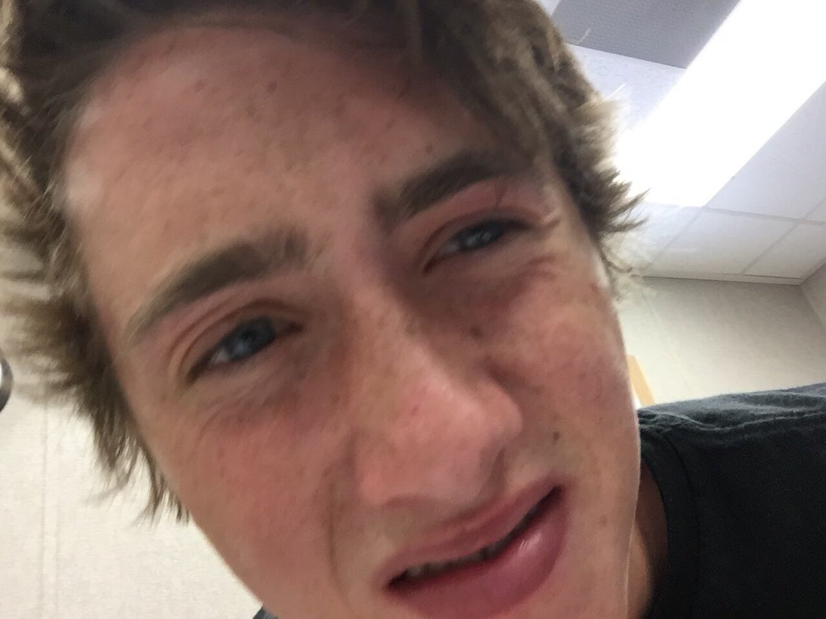 LarsenCade's tweet photo. Happy birthday, or something.. I hope you go to prison but get out early on good behavior❤️ https://t.co/K6CraOnHse