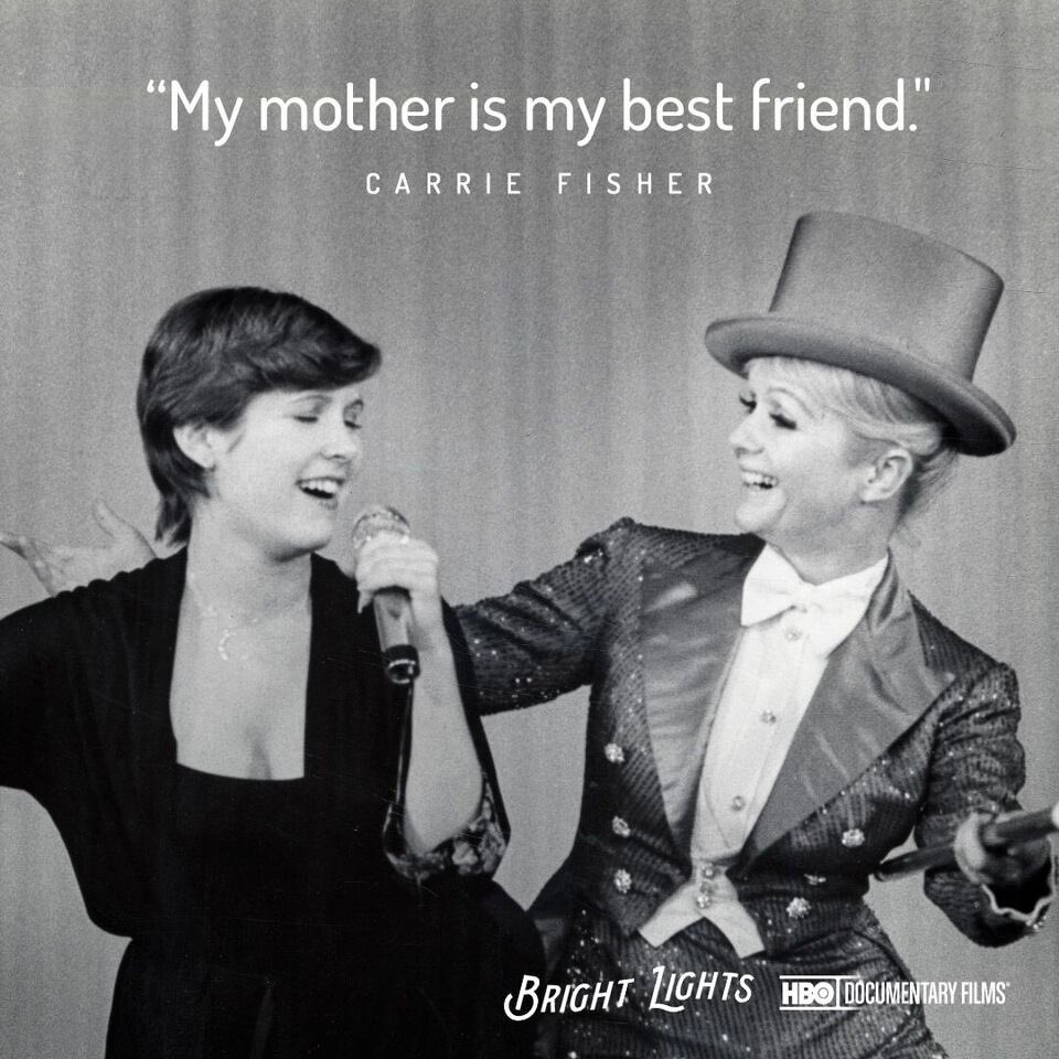tbwUltraPowers's tweet photo. reminder that #BrightLightsDoc @HBODocs is on tonight at 9pm on @skyatlantic #CarrieFisher #DebbieReynolds https://t.co/ouc62SVpyF