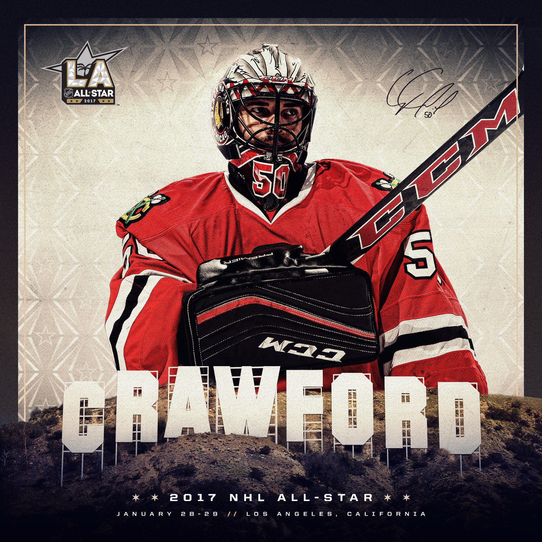 Chicago Blackhawks on X They re going to Hollywood Corey Crawford Duncan Keith Patrick Kane and Jonathan Toews will rep the Blackhawks in the NHLAllStar Game https t tTZAqgScnw X
