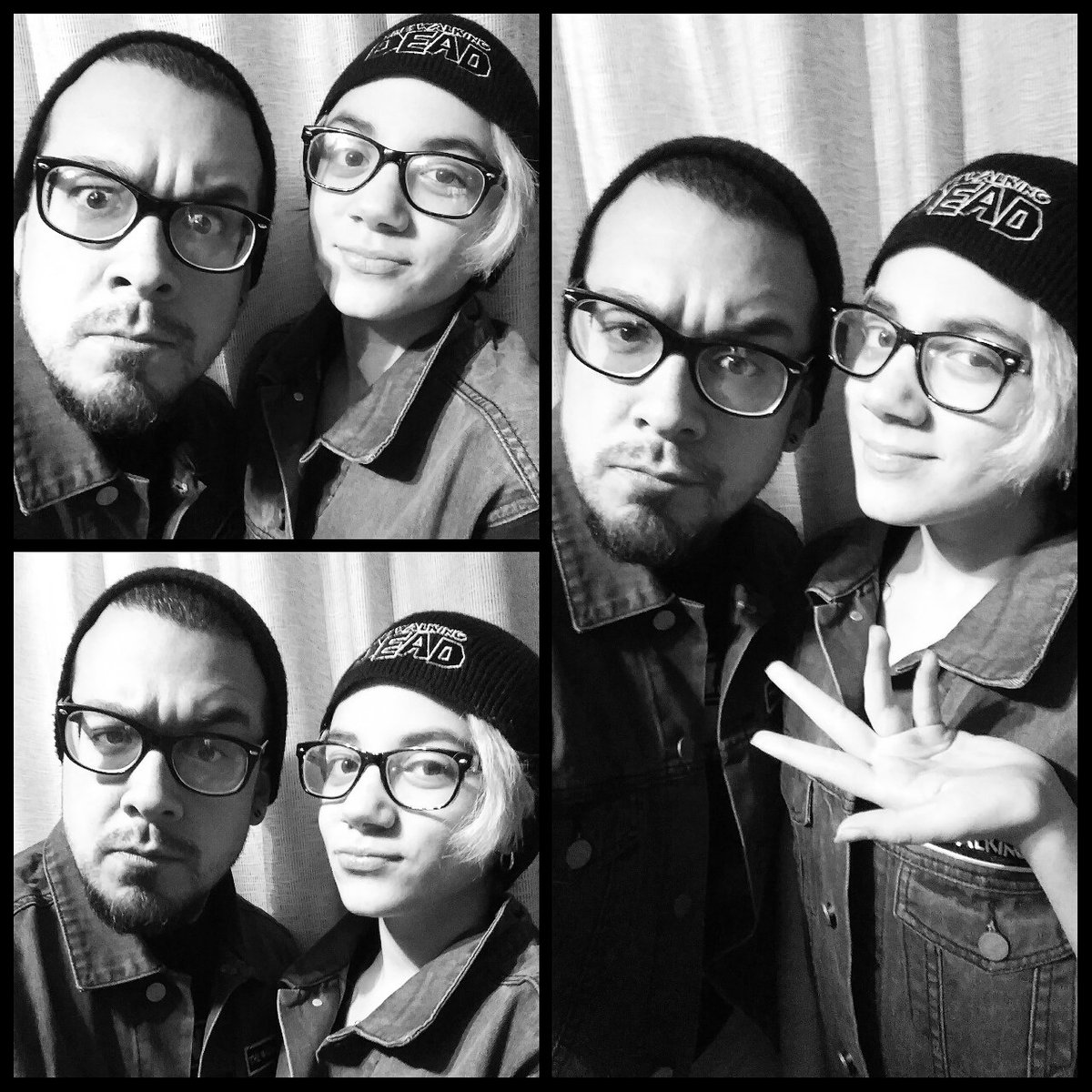 RealDaveSolo's tweet photo. I finally got new glasses, so there was only one thing to do... #DaddyDaughter Photo Shoot! #RaynaCruz ❤ #LikeFatherLikeDaughter #Boo #Love https://t.co/5E85TBfsDo