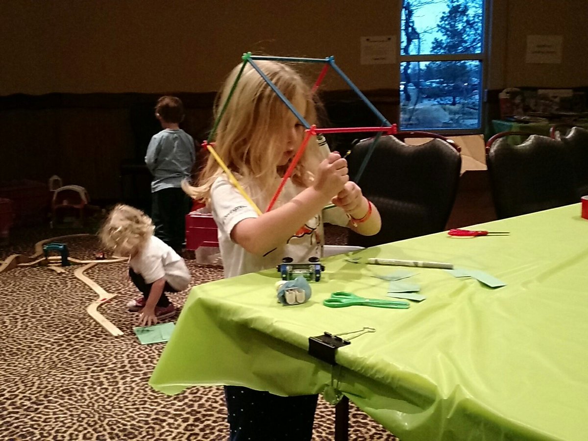 dahlbyk's tweet photo. 5yo: "Mommy, I'm working on a craft that will safe the space station. Yikes, the asteroid is coming for us!" https://t.co/pxIsSRc1om