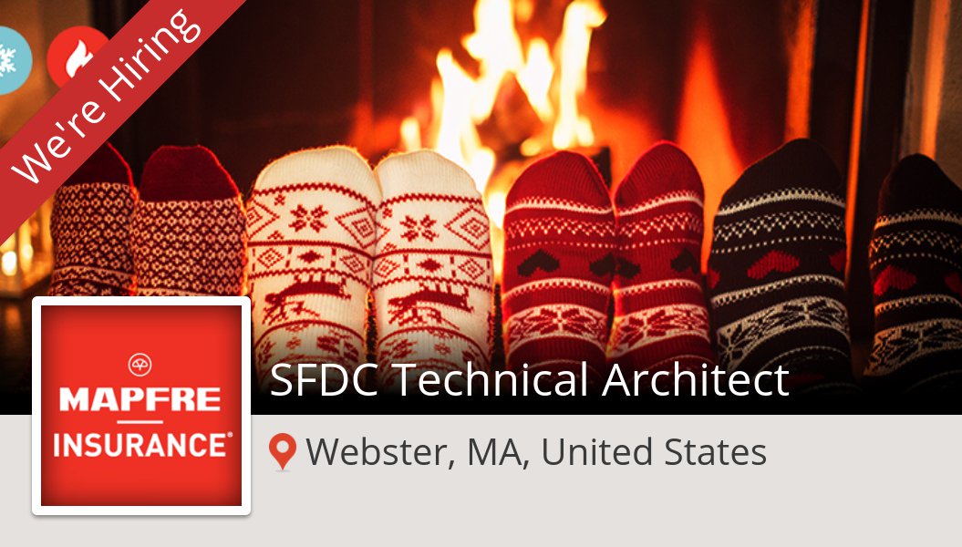 AlyssaHansen's tweet photo. SFDC #Technical #Architect (#job) wanted in #WebsterMAUnitedStates. #MAPFREInsurance https://t.co/4dyx6eTzZV https://t.co/SfMz68PXXq