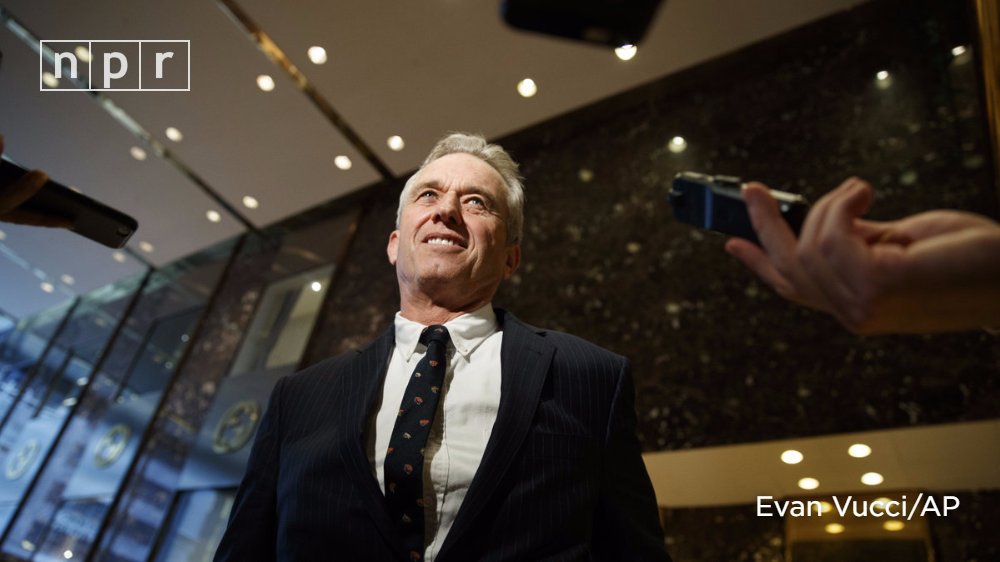 NPR's tweet image. Vaccine skeptic Robert F. Kennedy Jr. will be heading up a Donald Trump-requested commission on vaccine safety  n.pr/2j2JxfC