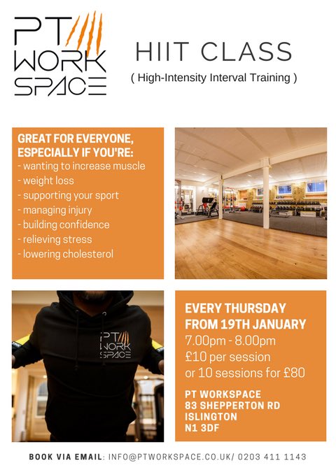 Nextmovelondon's tweet photo. Check this out if you are looking to get fit in 2017 @PTWorkspace1 #islington #stokey #stokenewington #GetFit2017 #personaltrainer #HIIT https://t.co/vIY3tbKR57