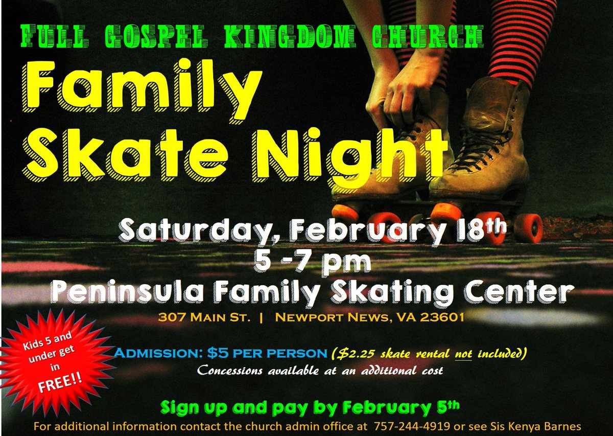 felton_hawkins's tweet photo. FGKC Presents:
Family Skate Night
For more information visit our website @ https://t.co/X5Rs17goSU
#back2basics #fgkc @fgkcfamily https://t.co/fSI4ZGmbk6