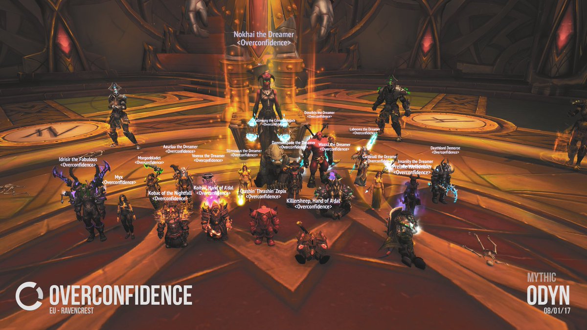Overconfidenceu's tweet photo. Mythic Odyn is down! #warcraft #raiding https://t.co/ac4VLhVToY