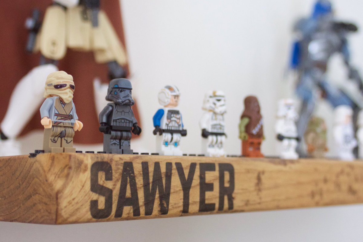 smallstuffca's tweet photo. Coolest project we've worked on to date, lego display shelves! smallstuff.ca #handmade #LEGO #LegoStarWars #minifigure #shoplocal https://t.co/S3qEJYLiZp