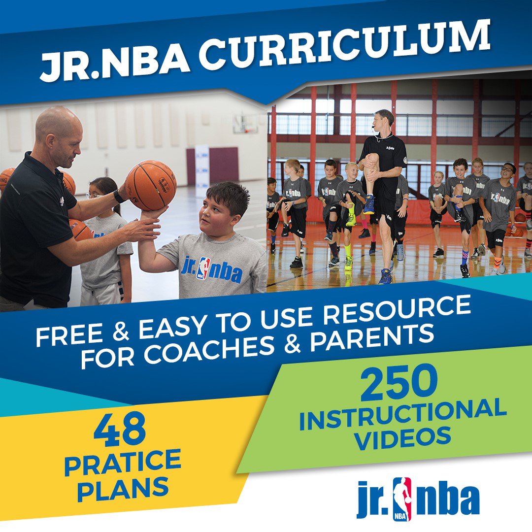The <a href="/jrnba/">Jr. NBA/Jr. WNBA</a> announces brand-new, free curriculum designed for coaches of all levels! 

Get started today at JrNBA.com!