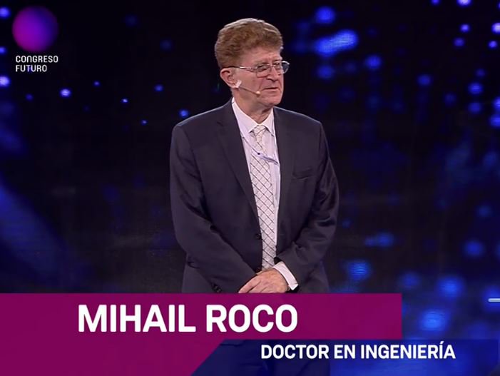 Senado_Chile's tweet photo. Inicia nuevo panel en @congresofuturo 
"NUEVA EVOLUCIÓN DEL HOMBRE A TRAVÉS DE LA TECNOLOGÍA" expone Mihail Roco, doctor en Ingeniería https://t.co/3TSdCPOPPX