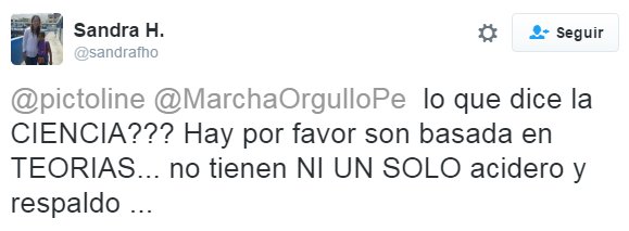 ¿Lo que dice la ciencia? Pero si se basan sólo en teorías, no tienen asidero ni respaldo.