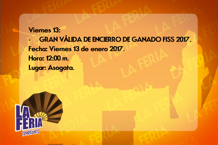 Agenda actualizada...