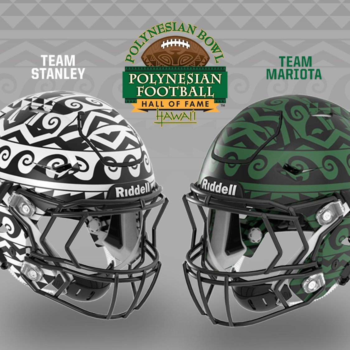 PolynesianFBHOF's tweet photo. Introducing the Inaugural Polynesian Bowl @RiddellSports SpeedFlex helmet #OurGame

Tickets can be purchased here: https://t.co/XzYwkc6wJ5 https://t.co/fvSe0yexgS