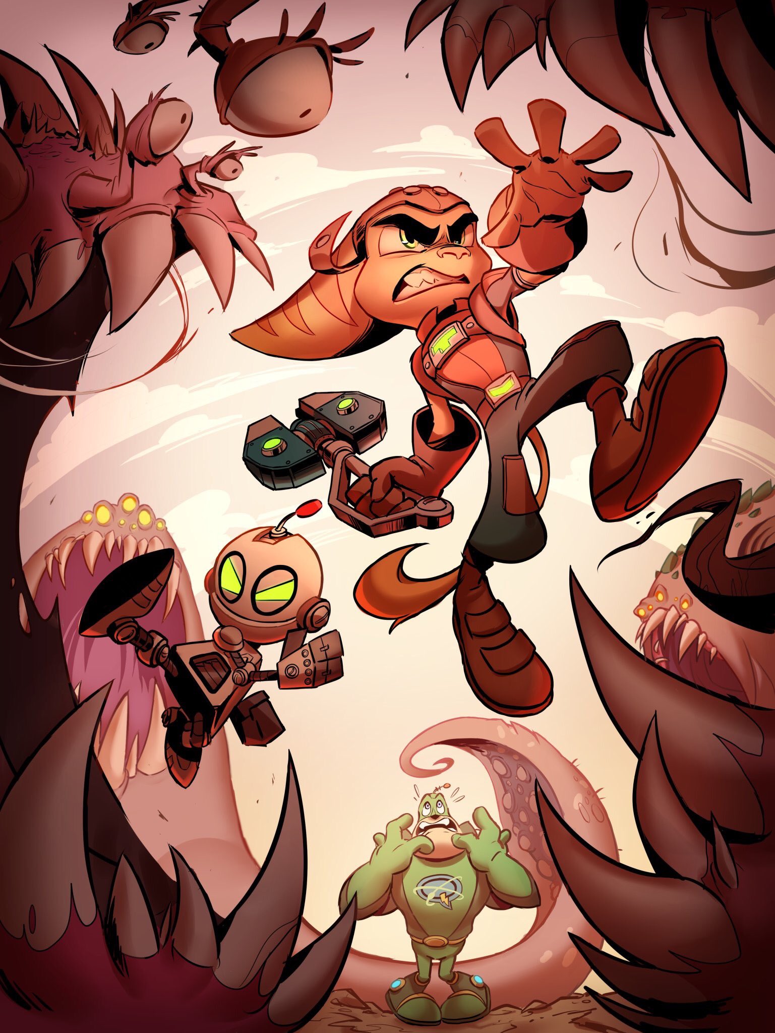 Ratchet and clank fan art discount