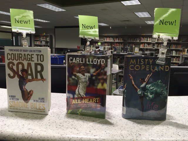 GCMSLMC's tweet photo. Three new "Strong Girl" books now available in the LMC. Come check them out!! https://t.co/S4Iv8XP4ia