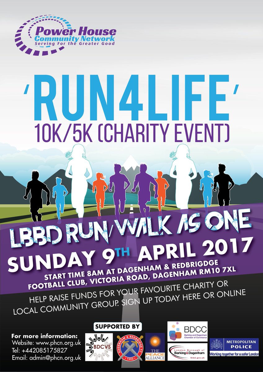 phcnUK's tweet photo. #RUN4LIFE #PHCN #POWERHOUSECOMMUNITYNETWORK #LBBDRUN4LIFE #COMMUNITYEVENT #BARKINGANDDAGENHAM #DAGGERS #RICHARDHOUSE #LIFELINEPROJECTS #CVS https://t.co/XKX192YR5z