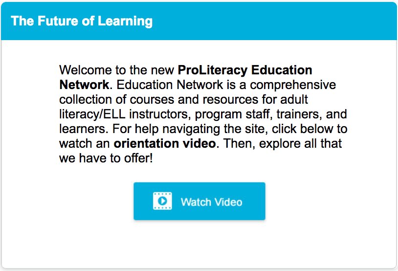 Have you seen the free #adultliteracy #adultedu resources on the new <a href="/ProLiteracy/">ProLiteracy</a> Education Network? proliteracy.org/Professional-D…