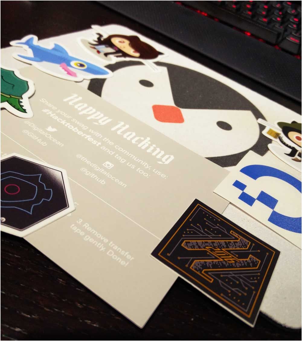 LoopyLinux's tweet image. Super cool! #Sticker from @digitalocean arrived ! Great #hacktoberfest ! More infos here: hacktoberfest.digitalocean.com