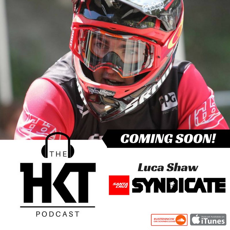 That's right folks, the latest edition to the Santa Cruz Syndicate Luca Shaw will be on the podcast on Thursday!