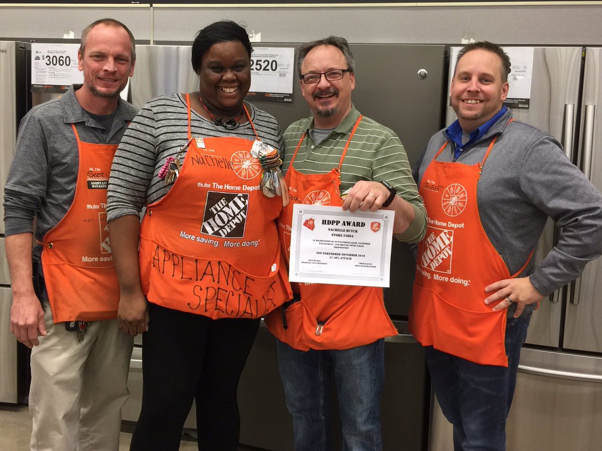 Congratulations Nachelle for winning the HDPP award for extended warranties for the region! <a href="/FrankBattaglia2/">Frank Battaglia</a> @HamerRJ <a href="/HomeDepot3804/">Maple Hts Home Depot</a>