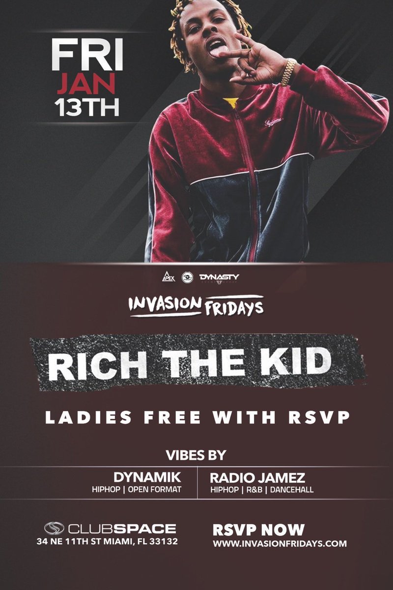 itsjorgeromero's tweet photo. yeaaa datway.. ladies in free on my guest-list this friday night! rsvp now: 786.266.6539 #spaceway https://t.co/hImixn48OV 🍾👽👯‍♂️ https://t.co/eSUt4Kwh6b
