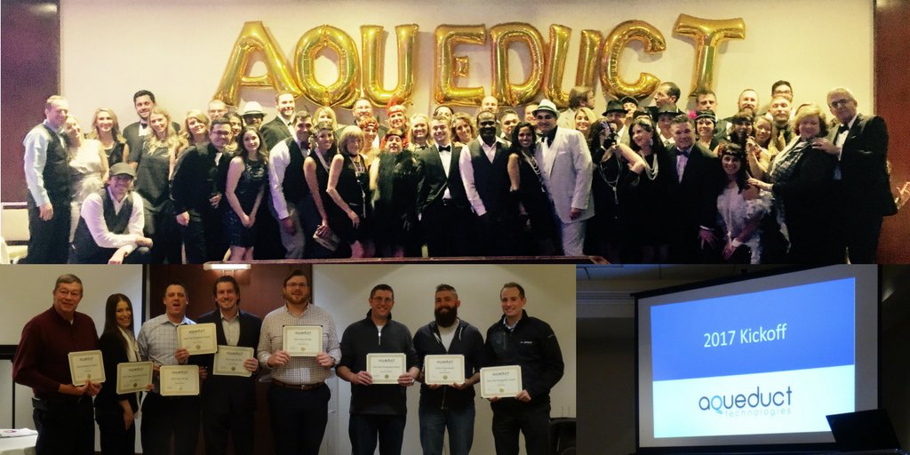 Great start to 2017 at <a href="/AqueductTech/">AqueductTechnologies</a> !   Looking forward to an exciting year ahead for our incredible team! #AQCrew