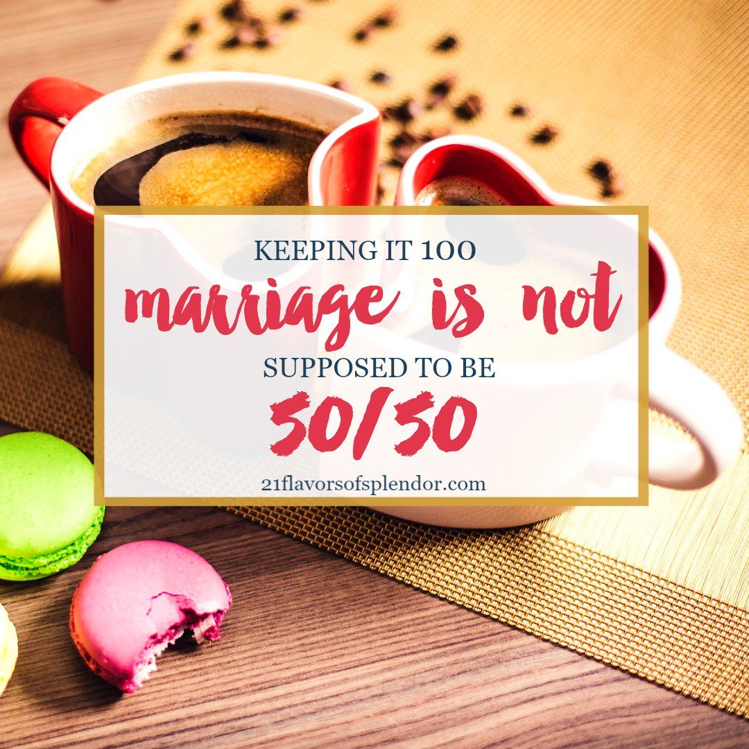 beyondcommitted's tweet photo. To be effective &amp; prosper in our marriages, we can't just give 50%, we must give 100% #marriage #marriedlife #21FOS https://t.co/yfsPpHBjnL https://t.co/RAyvu4EXnO