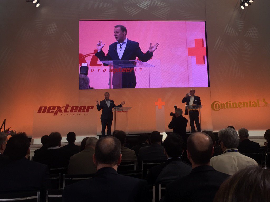 rluce14's tweet photo. @Nexteer and @continentaltire announce next gen mobility joint venture at @NAIASDetroit. @MICHauto @MichiganPlanetM https://t.co/sRgR0BXhNU