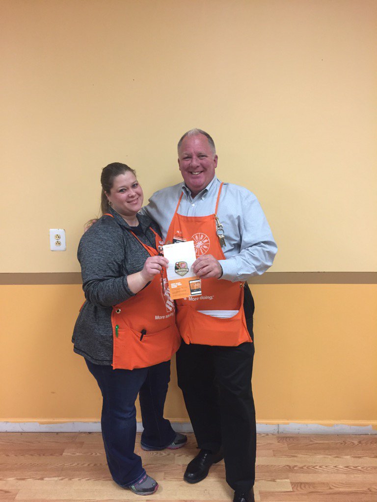 HDUpper8550's tweet photo. Congratulations Milena on you Gold Homer Milestone Award!! Thank you for your excellent customer service!! https://t.co/nbpfAIyp1P