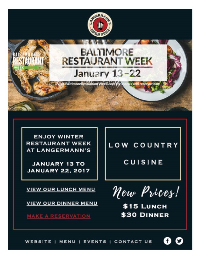 Winter Restaurant Week starts Friday! bit.ly/2icw0xY