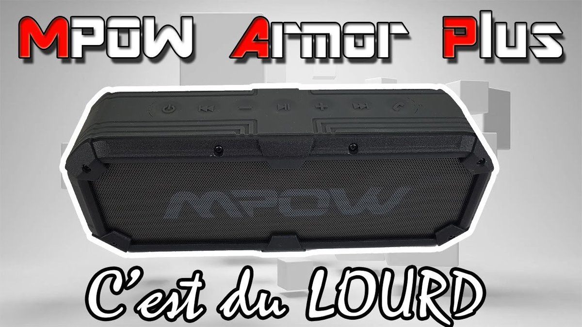 vivienb0106's tweet photo. #Mpow #ArmorPlus : C'est du lourd ! - #YouTube #eceinte #Smartphone #vidéo #geeks #bluetooth #speaker
https://t.co/Hl1iPm40Ce https://t.co/Yl80SpWjve