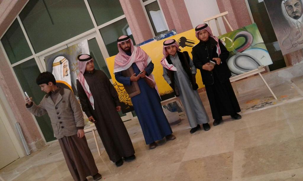 زيارة معرض الملك فيصل رحمه الله بجامعة الجوف