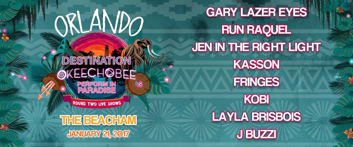 thebeacham's tweet photo. ATTENTION - Round 2 of @okeechobeefest is being held at The Beacham Saturday January 21st! Come out and VOTE your favorite local to perform! https://t.co/4PCJk5wt4i