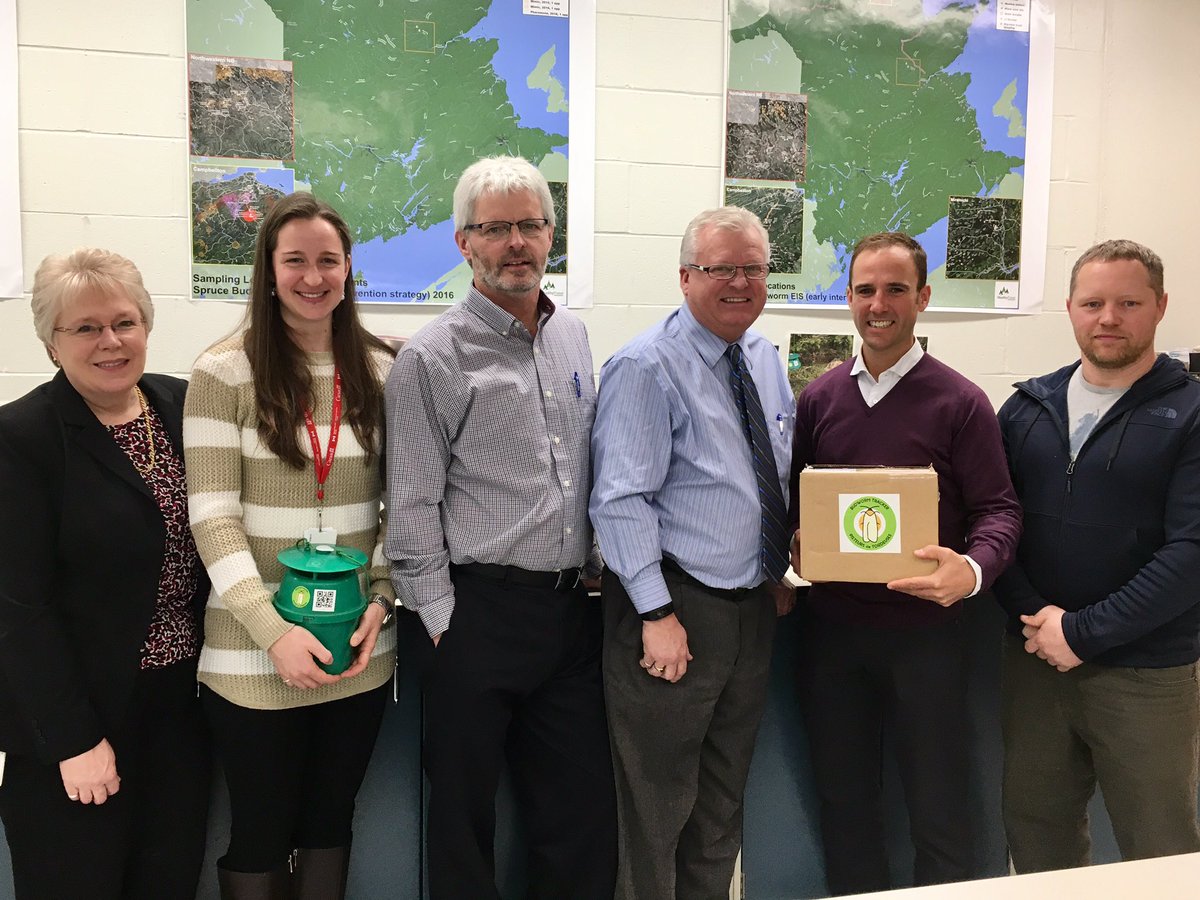 MattDeCourcey's tweet image. Excellent tour of @NRCan's Atlantic Forestry Centre in #Fredericton today, home to some of #Canada's leading forest researchers &amp;amp; innovators