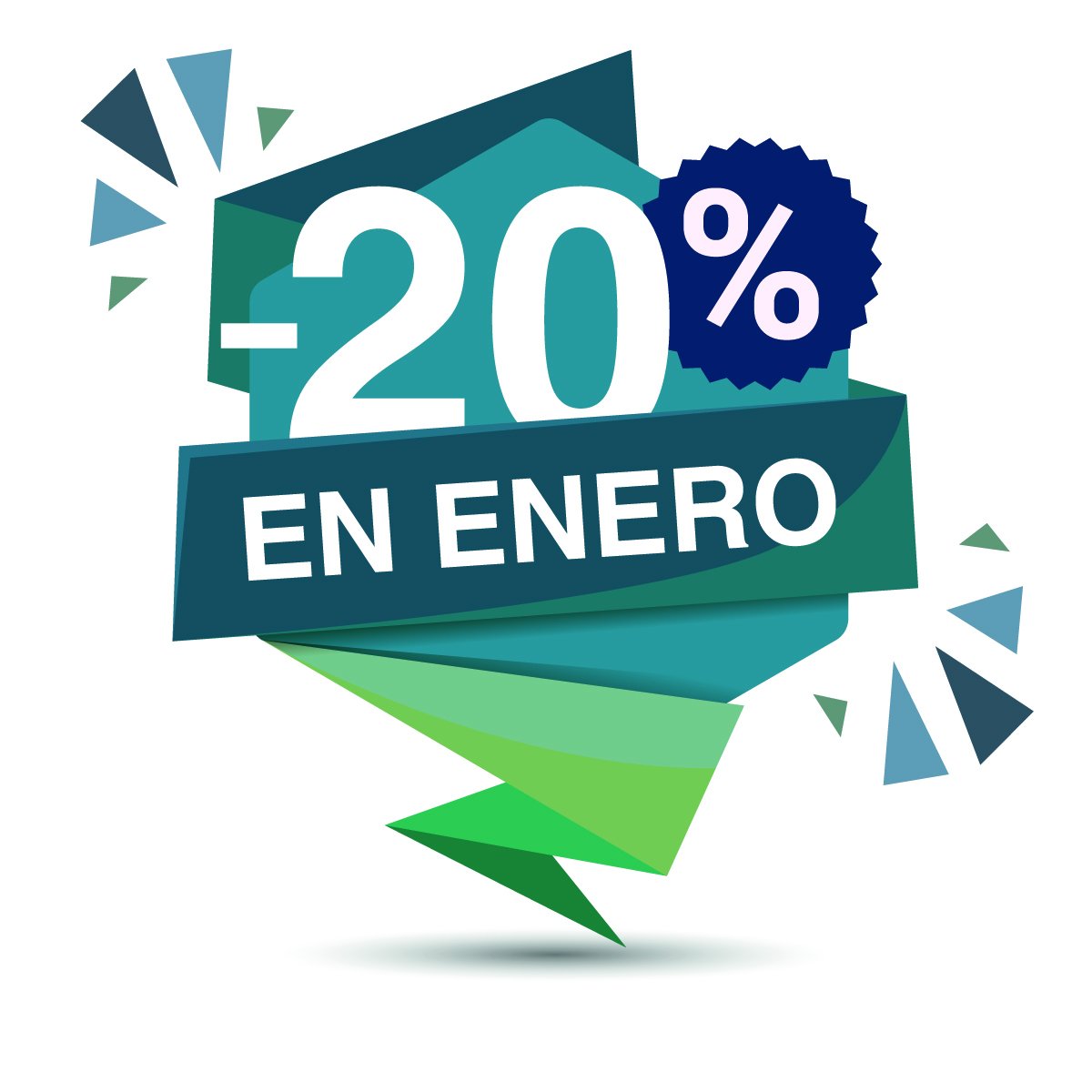 20% de descuento en todos nuestros servicios durante el mes de enero. Aprovecha nuestras ofertas y estar atento de nuestros descuentos.