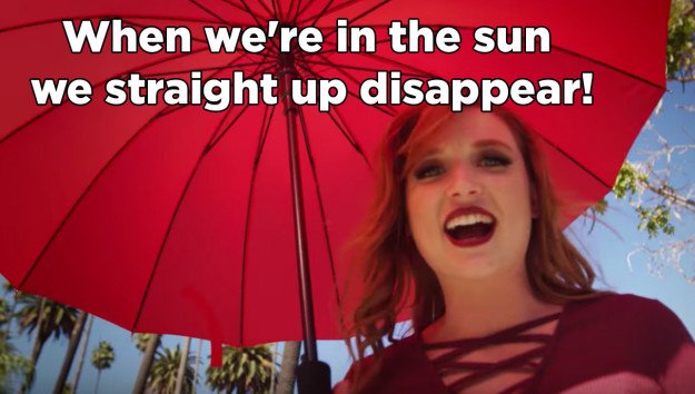 BuzzFeed's tweet image. This music video perfectly captures the struggles of being a redhead bzfd.it/2jrUiFf