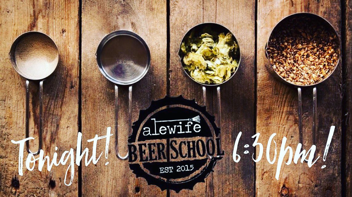 Don't miss the first Beer School class of 2017: Craft Beer 101! Tix available on our Facebook page or onsite. Class starts at 6:30p!