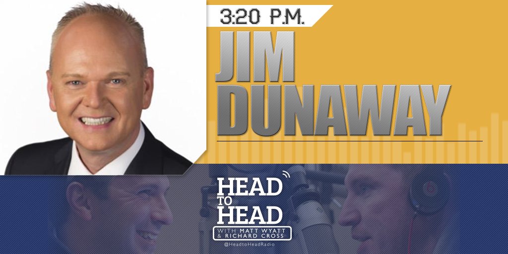 In 10 minutes join <a href="/jimdunaway/">Jim Dunaway</a> on @HeadtoHeadRadio as we talk #CFBPlayoff